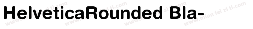 HelveticaRounded Bla字体转换